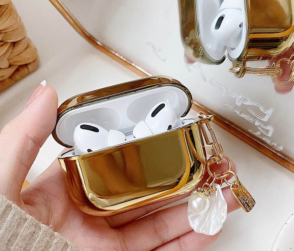 AirPods Case in galvanisiertem Gold