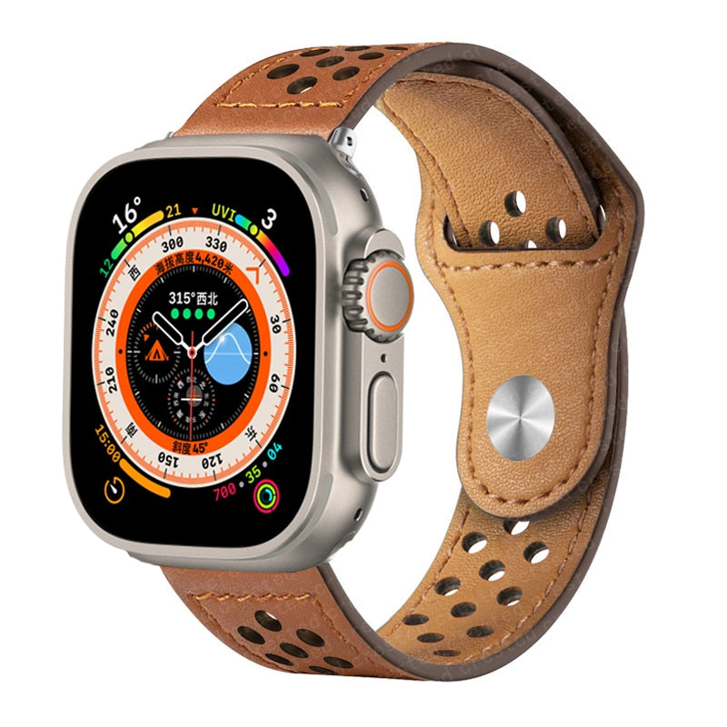 Lederarmband für Apple Watch - Verleihe Deiner Uhr einen Hauch von Eleganz