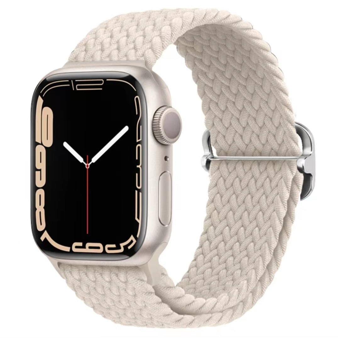 Apple Watch Stilvolles Nylon geflochtenes Schleifenband