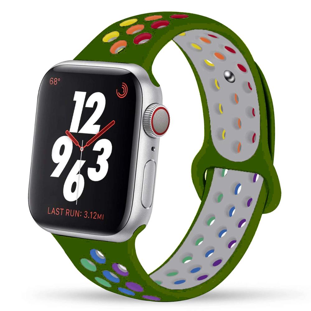 Apple Watch hochwertiges Sport-Silikonarmband