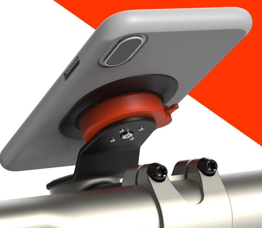 Fahrrad Handy Halter - Universelle Aluminium Klemme für MTB, Rennrad und mehr
