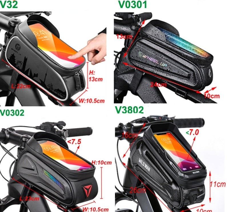 Regendichte Fahrradtasche - Halte Dein Handy sicher und trocken