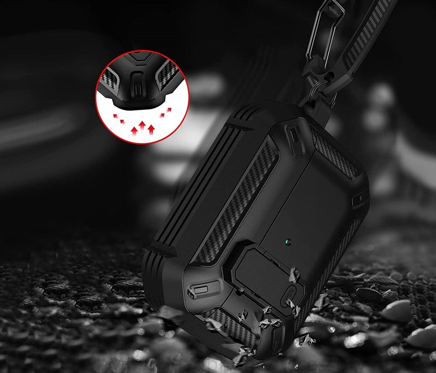 AirPods Carbon Design Hülle