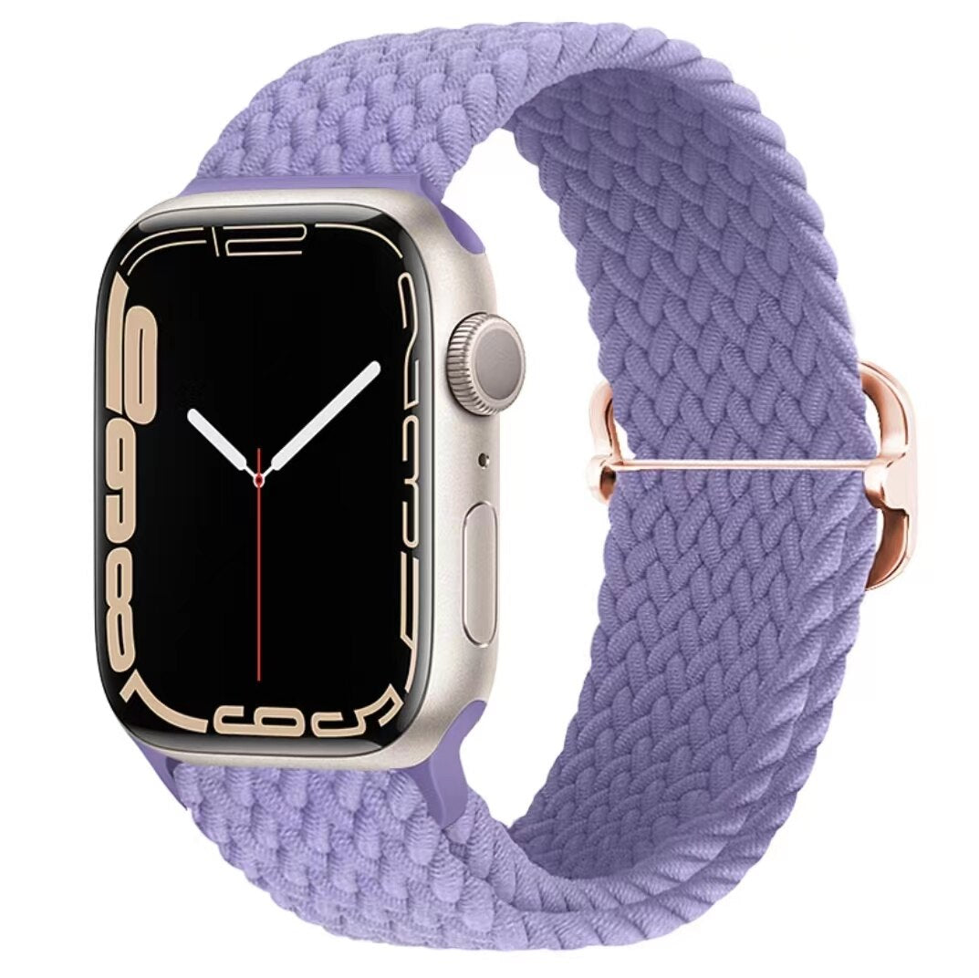 Apple Watch Stilvolles Nylon geflochtenes Schleifenband