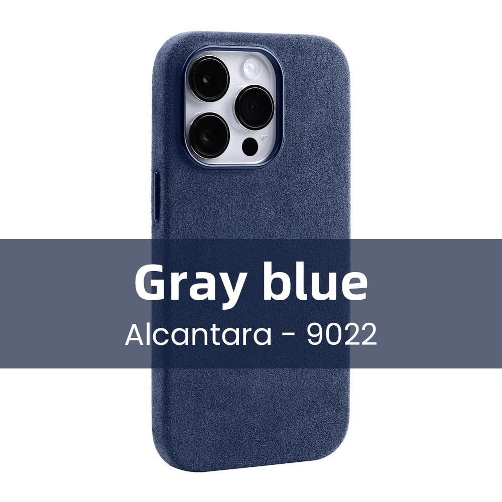 iPhone 14 Pro Max magnetische Alcantara Schutzhülle
