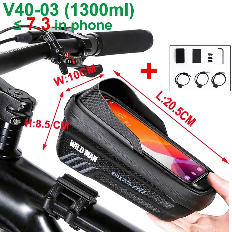 Regendichte Fahrradtasche - Halte Dein Handy sicher und trocken