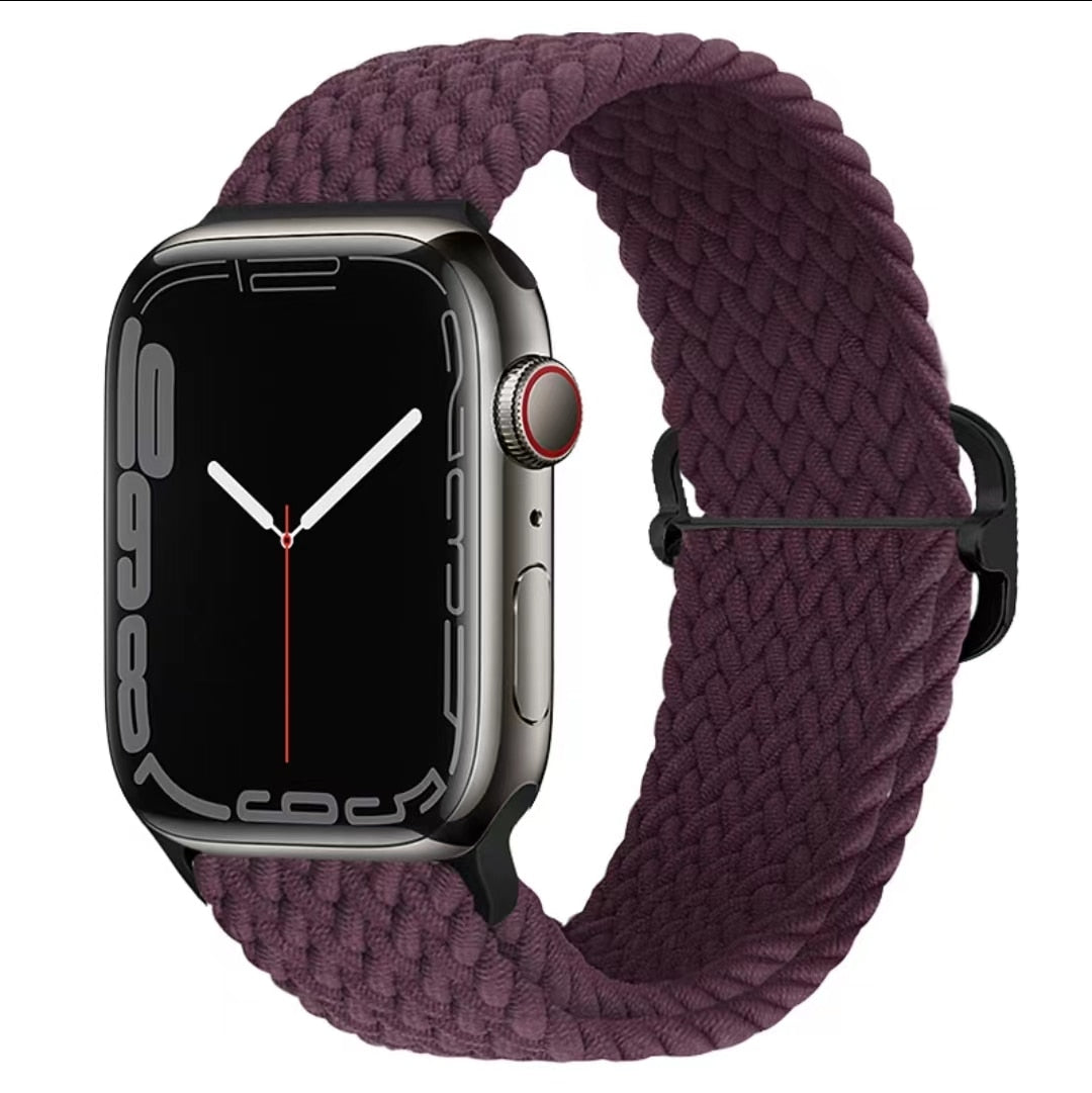Apple Watch Stilvolles Nylon geflochtenes Schleifenband