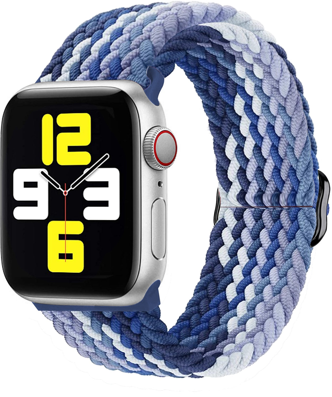 Apple Watch Stilvolles Nylon geflochtenes Schleifenband