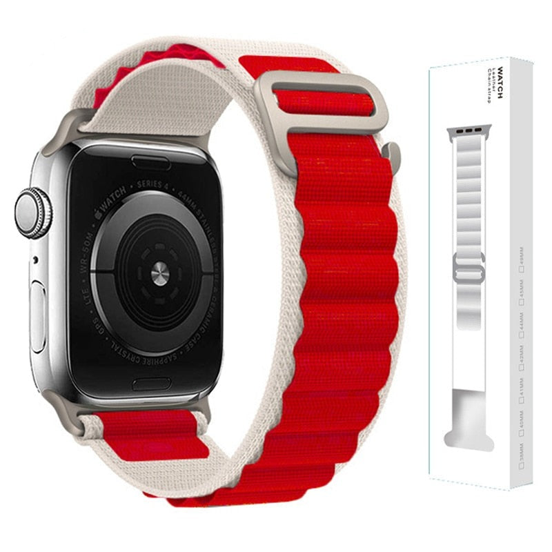 Nylon Strap für Apple Watch - Stilvoller Komfort 38-40-41 mm