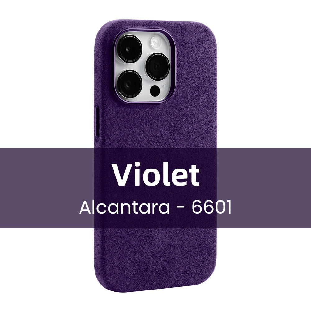 iPhone 14 Pro Max magnetische Alcantara Schutzhülle